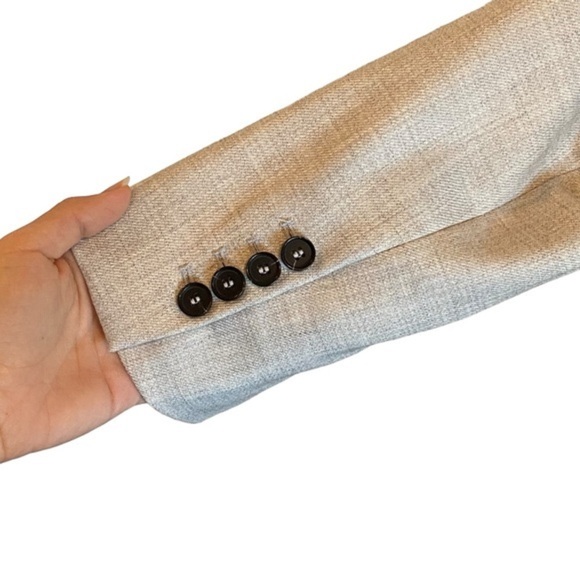 Zara Fitted Straight Cut Single Breasted Blazer Bloggers Favorite - Picture 7 of 10